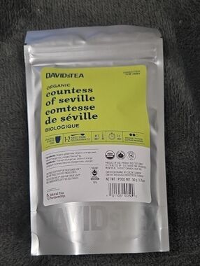 🌞2/$20🌞Sealed Davidatea COUNTESS OF SEVILLE Loose Leaf Tea 50g Davids Tea